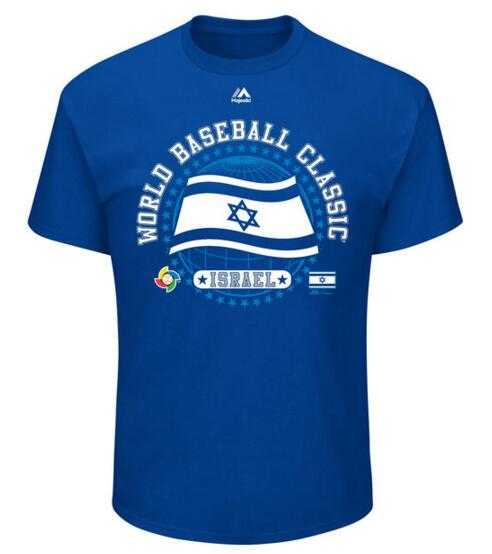 Israel Baseball Majestic 2017 World Baseball Classic World At Large T-Shirt Royal,We sell and wholesale Israel Baseball Majestic 2017 World Baseball Classic World At Large T-Shirt Royal on line form chian!
